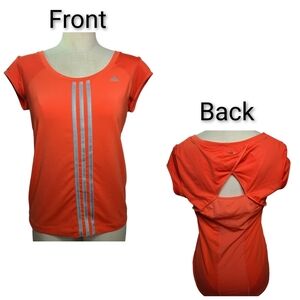 Adidas Climacool vibrant orange active top Size medium women's